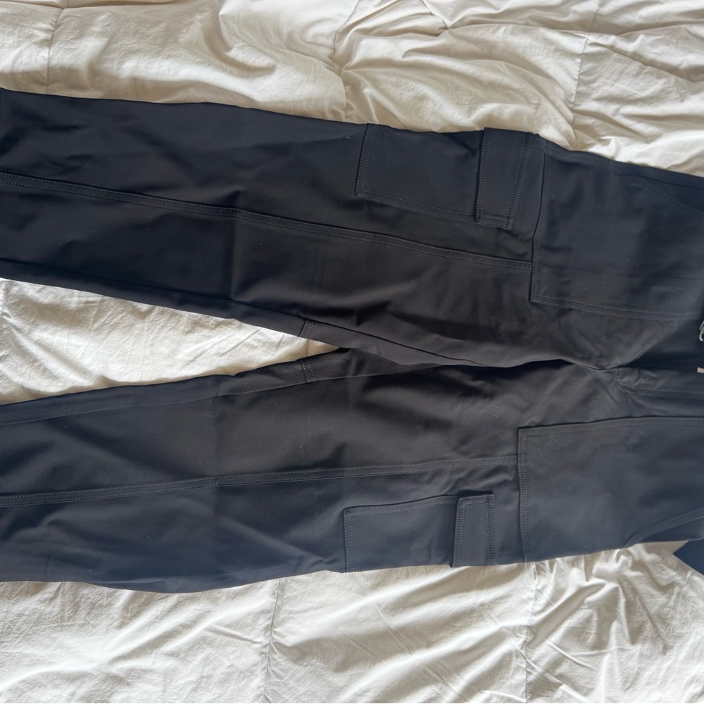 Banana Republic Women's Dark Gray Cargo Trousers